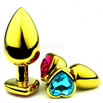 Heart Shaped Stainless Steel Anal Butt Plug Small Heart Shaped Stainless Steel Anal Butt Plug Small