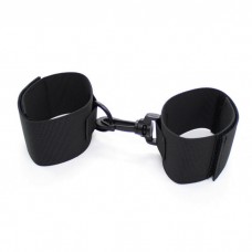 Black Nylon Handcuffs Wrist Restraints