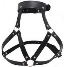 Leather Neck Collar Sexy Costume Underwear Lingerie