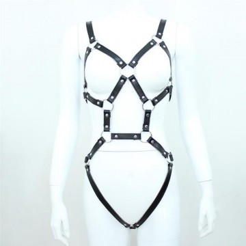 Leather Bondage Sexy Lingerie Adult Games Toy