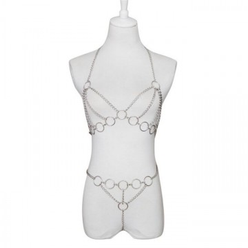 Erotic Sexy Lingerie Chain Bra Underwear Slave Body Harness Erotic Sexy Lingerie Chain Bra Underwear Slave Body Harness