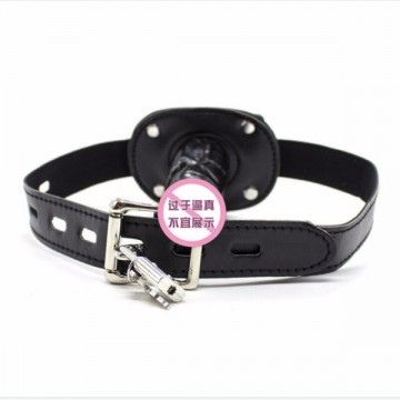 Silicone Dildo Open Mouth Gag Gagged Plug