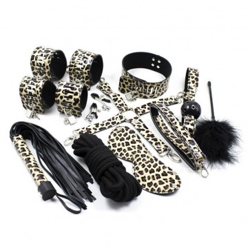 10 Pcs/Set Sex Fetish Restraint Bondage Kit 10 Pcs/Set Sex Fetish Restraint Bondage Kit
