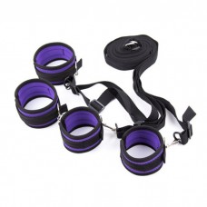 Purple Under Bed Restraints Bondage Sex Toys Purple Under Bed Restraints Bondage Sex Toys
