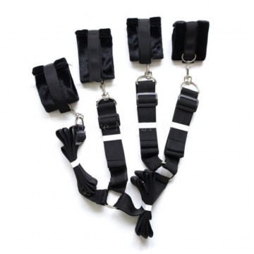 Sex Bondage Under Bed Restraints Black Sex Bondage Under Bed Restraints Black